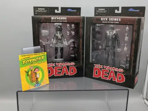 The Walking Dead  Rick & Michonne  Actionfiguren Serie 1  Diamond Select  2C