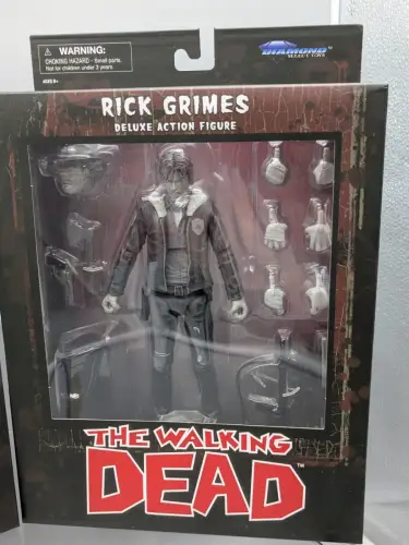 The Walking Dead  Rick & Michonne  Actionfiguren Serie 1  Diamond Select  2C