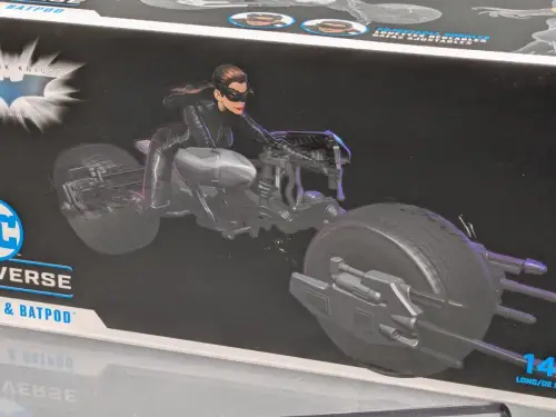 DC Multiverse Batpod with Catwoman  The Dark Knight Rises  McFarlane 1I