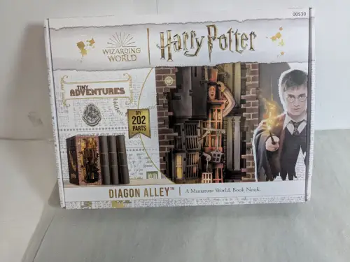 Harry Potter Diagon Alley Holz Puzzle 202 Teile Buchstütze Book Nook K4