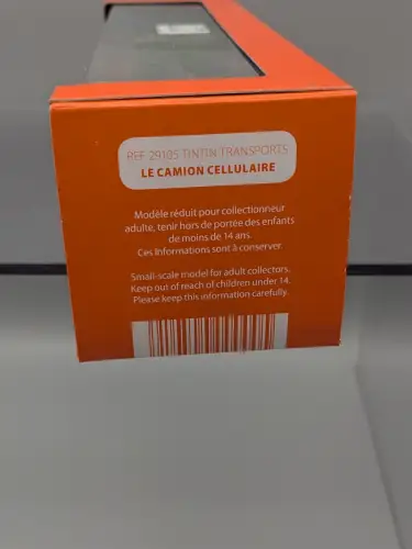 TIM & STRUPPI Tintin  Transport No.5 Gefängniswagen aus Ottokar Moulinsart 1/43