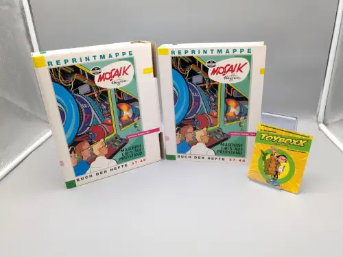 Mosaik  Reprintmappe Heft 37-48 lim. Auflage 1995 mit Umkarton   B1