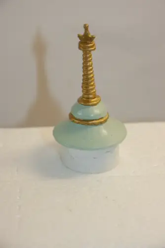 TIM & STRUPPI Tintin Metall Chorten Tower 6,5cm Museum Moulinsart aus Set 46530