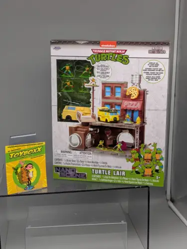 Turtles TMNT Nano Szene Diorama Set 4 Figuren  Jada Toys 1F