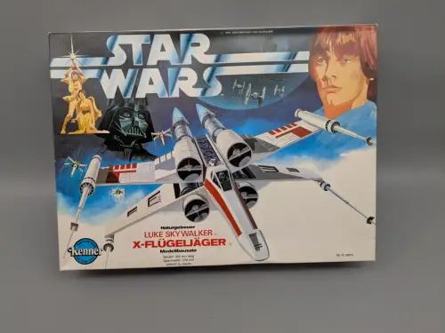 Star Wars  Skywalker  X-Flügeljäger Model Kit Kenner 1977 erste Auflage  F28