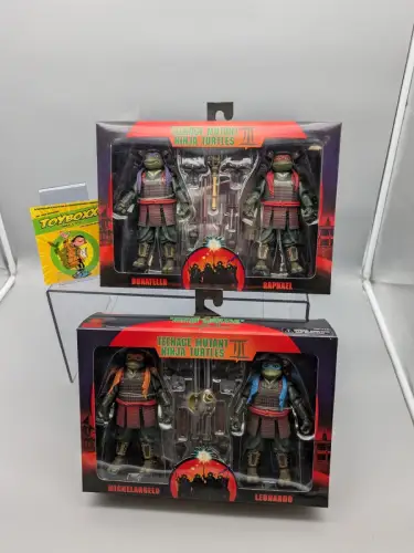 Neca Turtles III Donatello & Raphael & Leonardo & Michelangelo 18 cm  1L