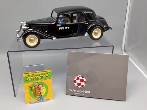 Harry & Platte Tif & Tondu Citoen Traction Police 1/12 Aroutcheff Figures & Vous