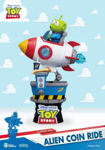 Toy Story Alien Coin Ride 15 cm D-Stage PVC Diorama   Beast Kingdom KAA