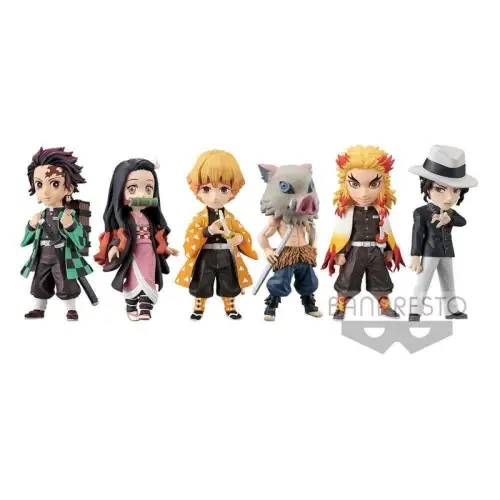 Banpresto Demon Slayer Kimetsu no Yaiba WCF ChiBi Special Version  6 Figuren KBC