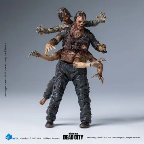 The Walking Dead  Dead City Walker King Exquisite Mini Actionfigur 1/18 HIYA 1A