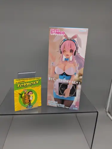 Furyu Super Sonico BiCute Bunnies Waitress Light Blue Color Ver. 28 cm  2C