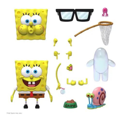 SpongeBob Schwammkopf SpongeBob 18 cm Actionfigur  Super7 OAF