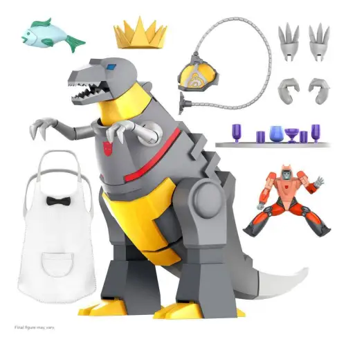 Transformers Ultimates   Grimlock (Dino Mode) 23 cm Actionfigur Super7 2D