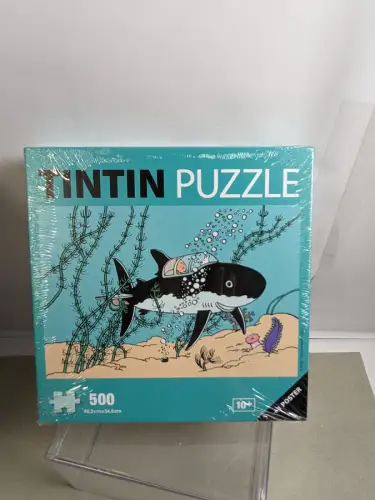 TIM & STRUPPI Tintin Puzzle Haifisch U-Boot  500 Teile 81548