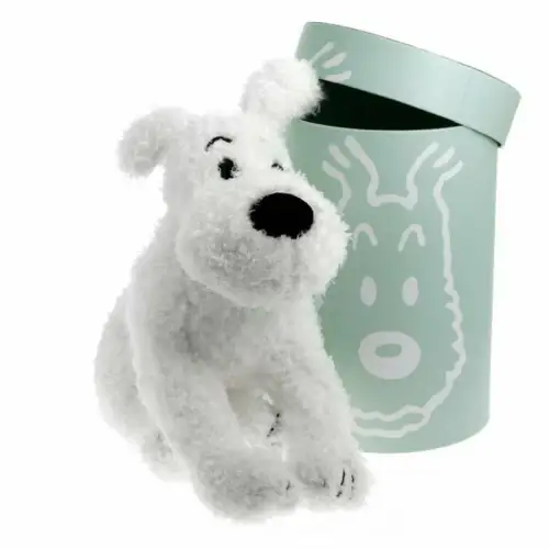 TIM & STRUPPI Tintin Milou  plush Soft MOULINSART ca.37cm in Dose mint 35132