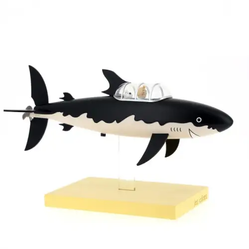 TIM & STRUPPI Tintin  Haifisch U-Boot 26,5cm  Tintinmaginatio 46402