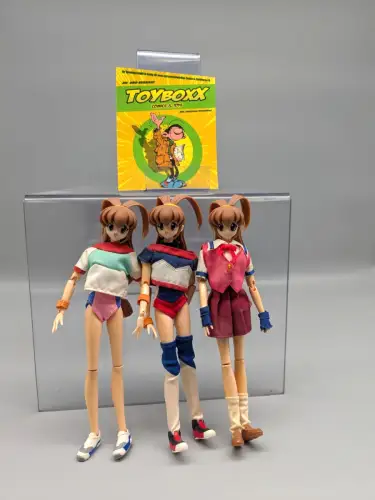 Kotobukiya Active Styling 3 Figuren Battle Athletess  Daiundoukai 90er Manga F16