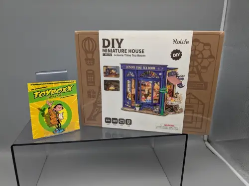 Rolife  DIY Miniature House Leisure Time Tea Room  3D Holzpuzzle  F16