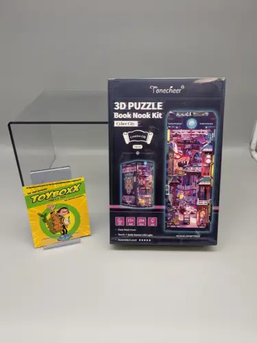 Tonecheer Book Nook Kit Cyber City  3D Holzpuzzle  F16