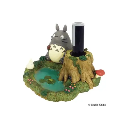 Studio Ghibli Mein Nachbar Totoro Figur Stempel + Stift Ständer 7cm