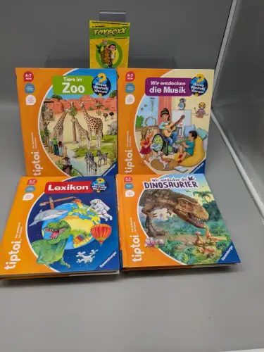 tiptoi  4 X für 4-7 Jahre Musik / Zoo / Dinosaurier / Lexikon Ravensbruger B17