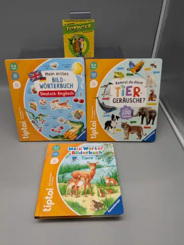 tiptoi  3 X 2-6 Jahre Tiere / Tier Geräusche / Deutsch Englisch Ravensbruger B8