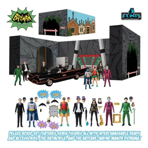 Batman Classic TV Series 1966 Deluxe Box Set 7 Actionfiguren  Batman  MEZCO OB