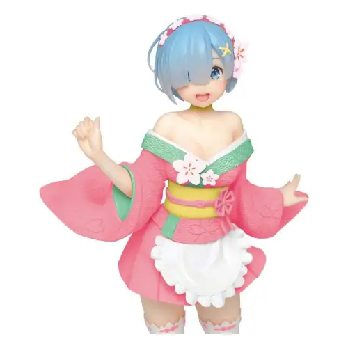 Taito Re:Zero Precious Rem Original Sakura Image Ver. Renewal  PVC Statue  OAD