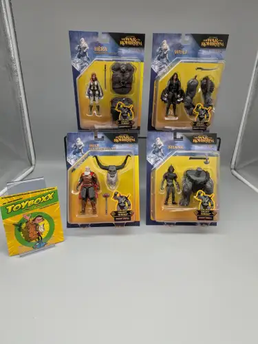 Herr der Ringe Die Schlacht der Rohirrim 4er Set Build-A Snow Troll McFarlane 1G