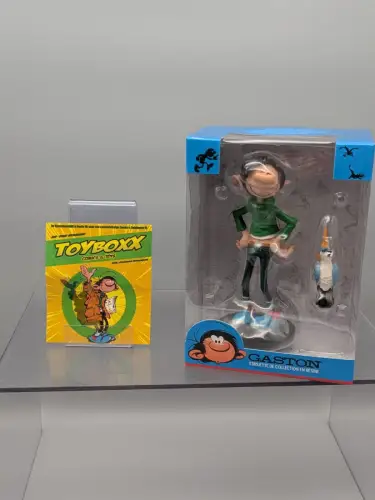 GASTON LAGAFFE mit Möwe PLASTOY 24 cm