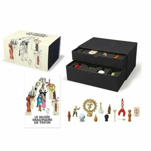 TIM & STRUPPI Tintin Metall 13 Figuren Set Imaginary Museum Moulinsart 46530