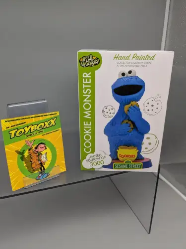 NECA Sesamstraße Krümelmonster 18 cm  Head Knocker Wackelkopf-Figur    2E