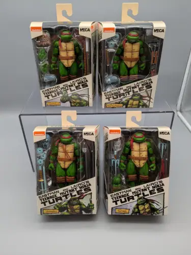 Neca Teenage Mutant Ninja Turtles ( Mirage Comics ) 4er Set Leonardo Raphael  1D