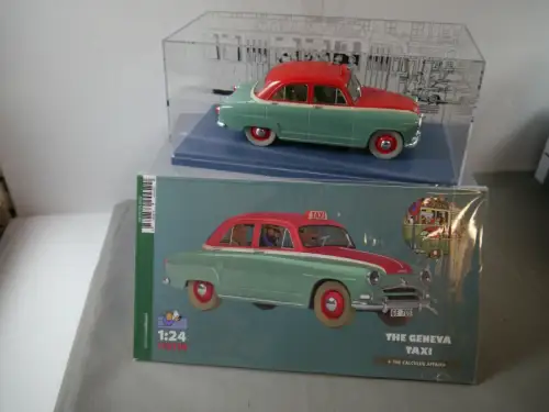 TIM & STRUPPI Tintin Taxi Simca  Modellauto 29929 Moulinsart 1/24  
