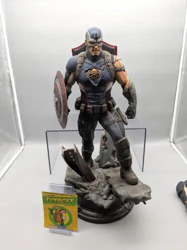 Marvel Captain Amerika  Statue 1/4 lim. 04/75 mit Zusatz Kopf und Arm  Vizion