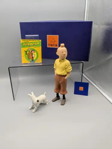 Tintin TIM & STRUPPI stehend  32cm  2000 Moulinsart 46914 lim. mit Box