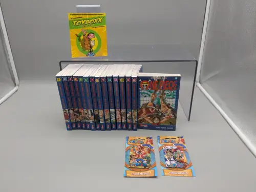 One Piece Band 1-15  Taschenbuch Z 1+ /  2 x Magnet Carlsen Manga  B23