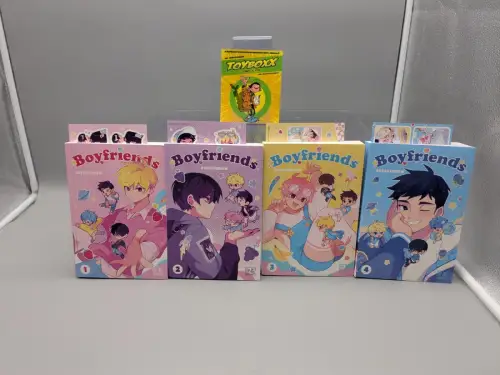 Manga Boyfriends alle mit Stickerbogen Band 1-4 Z : 1+ Carlsen B17