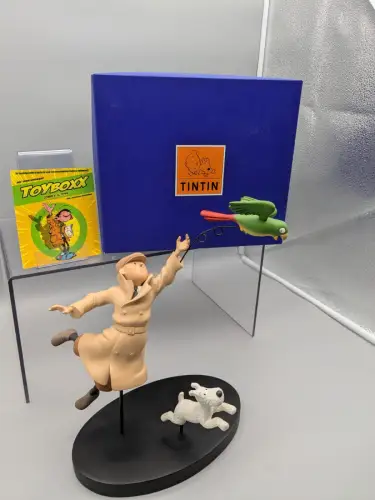 Tintin TIM & STRUPPI  mit Papagei  Moulinsart 45925  lim. mit Box