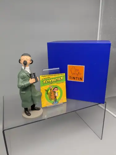 Tintin TIM & STRUPPI Prof. Bienlein 19cm 2003 Moulinsart 45921 lim. mit Box