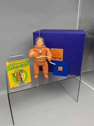Tintin TIM als Astronaut  22cm  2001 Moulinsart 45911 lim. mit Box