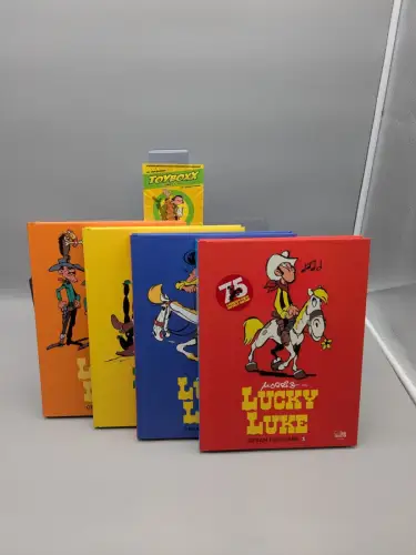 Lucky Luke Gesamtausgabe Band 1,2,3 ,4  HC deutsch Egmont  Z:1 B9