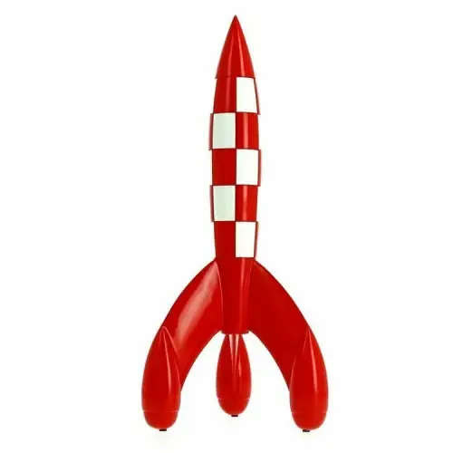 TIM und STRUPPI  TINTIN Rakete 2018 60 cm  MOULINSART  46994  NEU 