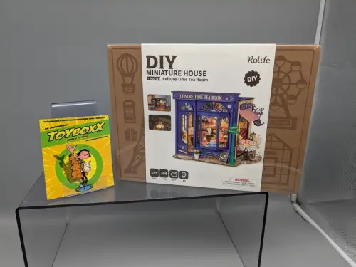 Rolife  DIY Miniature House Leisure Time Tea Room  3D Holzpuzzle  F16