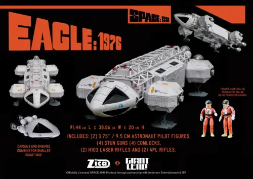 Space 1999 Eagle 1976 Standard Edition ca. 91,44cm  Zica Toys