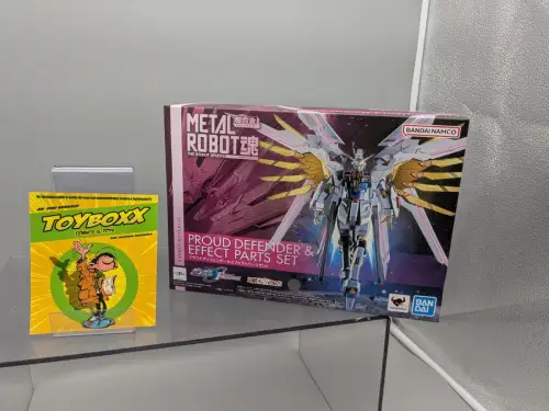 Metal Robot Proud Defender & Effect Parts Set  Hybrid Material Gundam Bandai K17