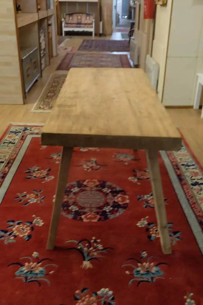 restaurierter Hacktisch 2