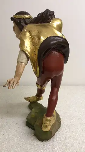 Original Handgeschnitzte Figur - Moriskentänzer - Holz - um 1940/50 oder älter