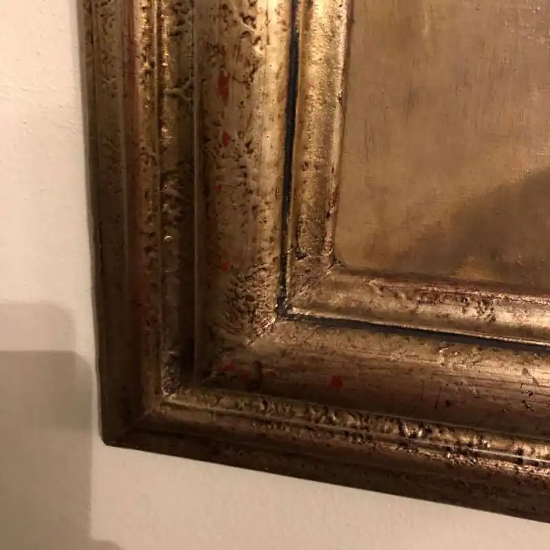 Ölgemälde um 1940 - Frau mit Hut - Sommer 5