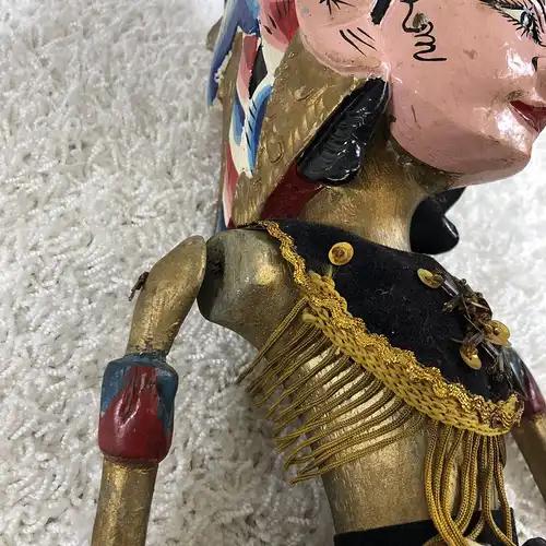 Wayang-Golek Indonesien Stabpuppe